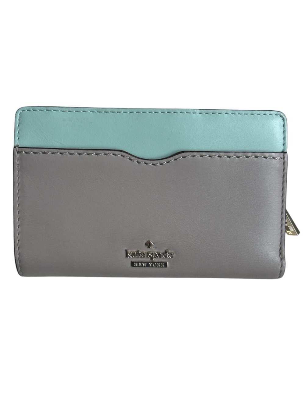 Kate Spade Slim Colorblock Bifold Italian Leather Wallet in EUC